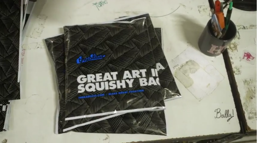 business agility and art in a squishy bag
