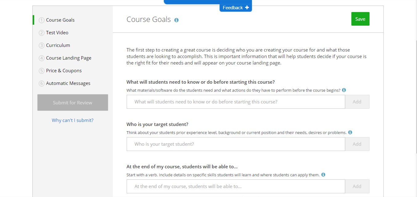 What is Udemy And How Can I Use It For Business? Course Goals
